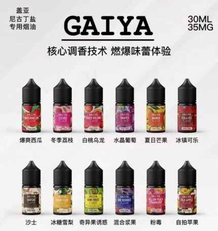 GAIYA蓋亞電子菸油 | 小菸菸油 30ml/35mg | 台灣現貨